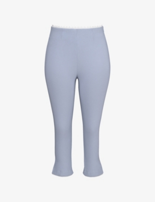 HOUSE OF CB: Carella Fitted Capri Stretch-Woven Trousers