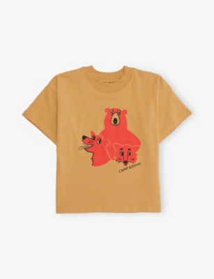 MINI RODINI: Camp Short-Sleeves Cotton-Jersey T-Shirt 9 Months-9 Years