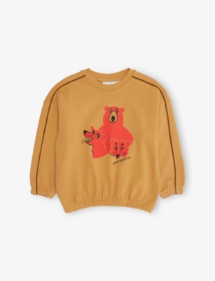 MINI RODINI: Camp Rodini Relaxed Cotton-Jersey Sweatshirt 9 Months-9 Years