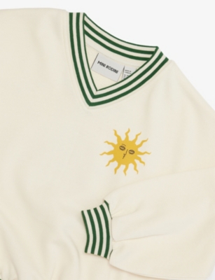 MINI RODINI: Sun Relaxed Cotton-Jersey Sweatshirt 9 Months-11 Years