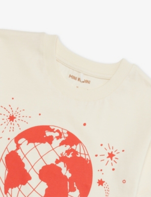 MINI RODINI: Society Short-Sleeves Cotton-Jersey T-Shirt 9 Months-11 Years