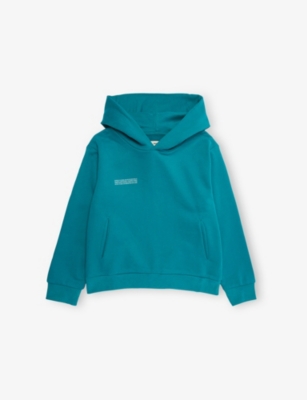 PANGAIA: 365 Brand-Print Cotton-Jersey Hoody 3-12 Years