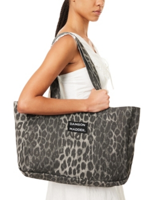DAMSON MADDER: Animal-Print Cotton Tote Bag