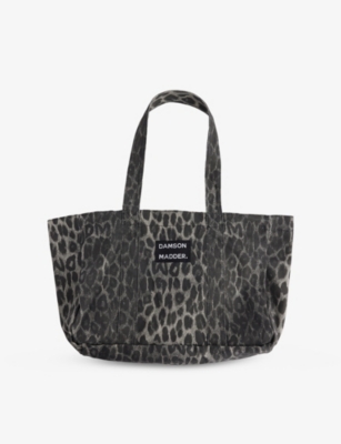 DAMSON MADDER: Animal-Print Cotton Tote Bag