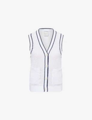 VARLEY: Leilani V-Neck Knitted Vest