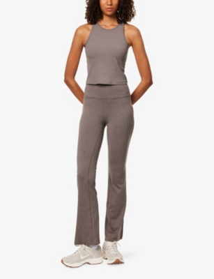 Lululemon Womens  Halo Flared Stretch-woven Leggings