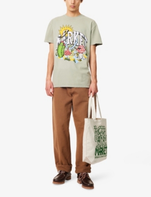 MARKET: Market x London Flower Market Shroom Graphic-Print Short-Sleeve Cotton-Jersey T-Shirt