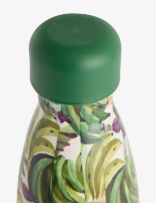 Farm Rio Multicoloured Graphic-pattern Stainless-steel Bottle 500ml In Green