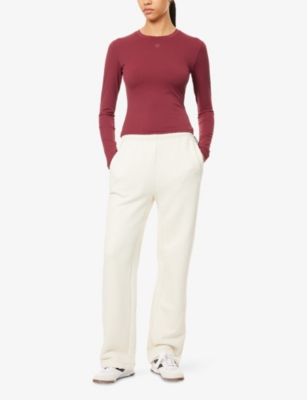 THE COUTURE CLUB: Sculpting Long-Sleeve Stretch-Woven Top