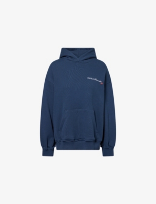 THE COUTURE CLUB: Padel & Picantes Graphic-Print Cotton Hoody