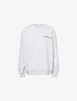 THE COUTURE CLUB: Padel & Picantes Graphic-Print Cotton-Blend Sweatshirt