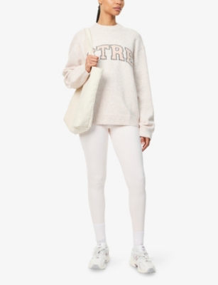 Shop The Couture Club Womens Pink Sculpting Crossover-waistband Stretch-woven Leggings