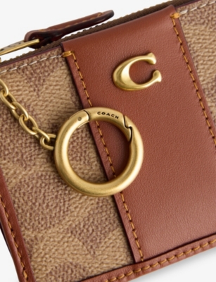 COACH: Essential Coated-Canvas Card Holder