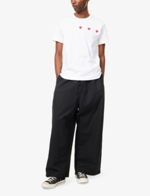 Comme Des Garçons Play Comme Des Garcons Play Mens Multi Red Heart T-shirt