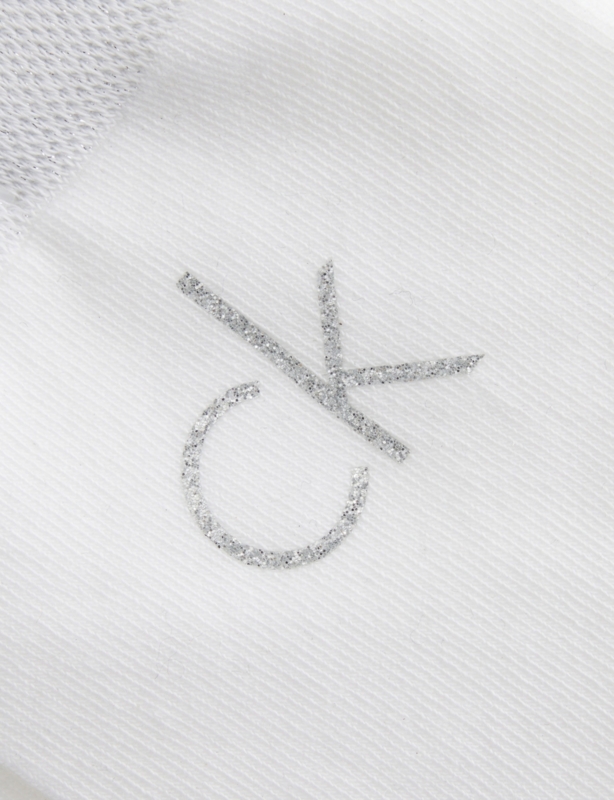 Branded Pack of Two Woven Socks