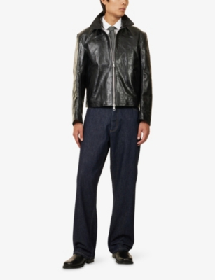 OUR LEGACY: Mini Relaxed-Fit Leather Jacket