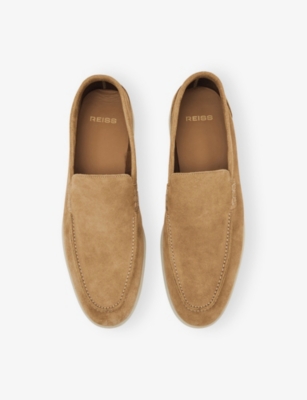REISS: Slip-On Suede Loafers