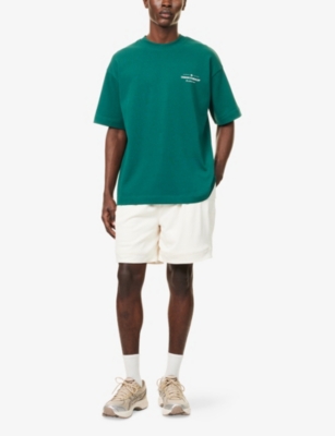 THE COUTURE CLUB: Airtex Logo-Embroidered Woven Shorts