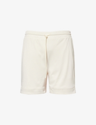 THE COUTURE CLUB: Airtex Logo-Embroidered Woven Shorts