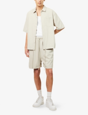 THE COUTURE CLUB: Drawcord Relaxed-Fit Nylon Shorts