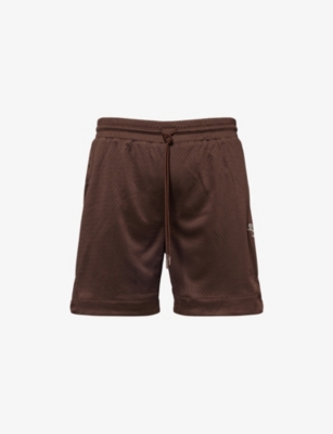 THE COUTURE CLUB: Airtex Logo-Embroidered Woven Sweat Shorts