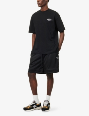 THE COUTURE CLUB: Airtex Logo-Embroidered Woven Shorts