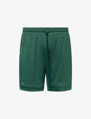 THE COUTURE CLUB: Airtex Logo-Embroidered Woven Shorts
