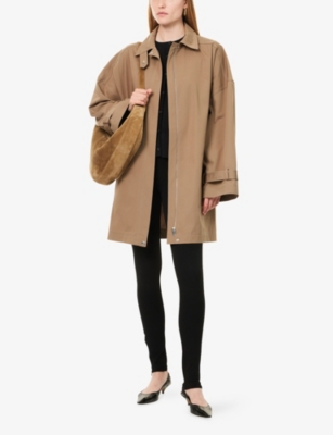 Totême Toteme Women Hazel Organic Cotton Oversized Trench Jacket