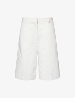 TOTEME: Tailored Straight-Leg Linen-Cotton Shorts