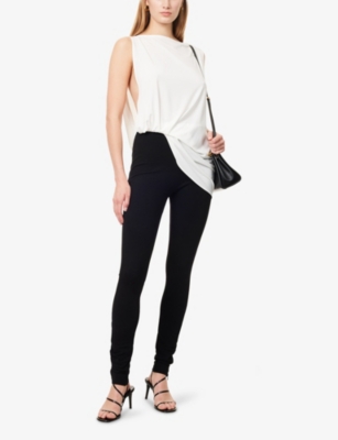 TOTEME: Zip-Hem Stretch Leggings