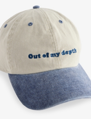 ANYA HINDMARCH: Dive Shop Logo-Embroidered Cotton Baseball Cap