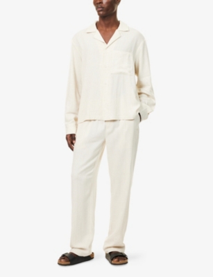 THE COUTURE CLUB: Textured Relaxed-Fit Woven Shirt