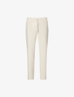 THE COUTURE CLUB: Textured Wide-Leg Woven Trousers