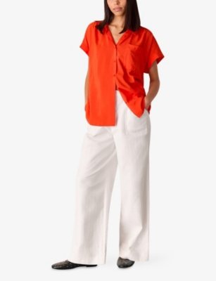 Whistles Nicola Button Front Shirt