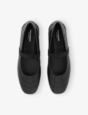 Vagabond Hillary Quilted Elastic-strap Ballet Flats