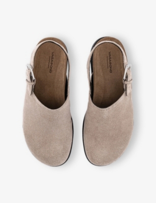 VAGABOND: Effie Suede Buckle Mules