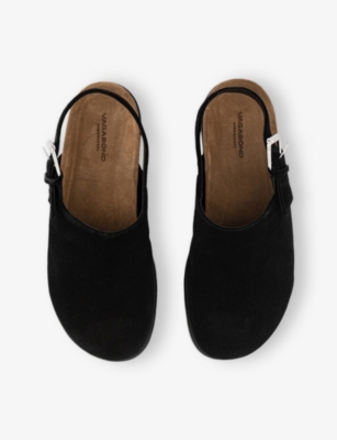 VAGABOND: Effie Suede Buckle Mules