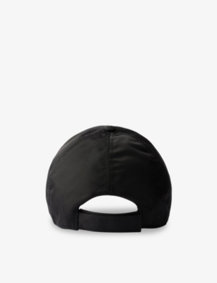 Shop Prada Mens Black Re-nylon Adjustable Baseball Cap Xl