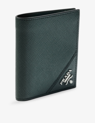 PRADA: Saffiano Bi-Fold Leather Wallet