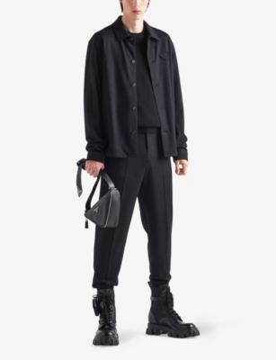 Prada Button-up Long-sleeve Shirt