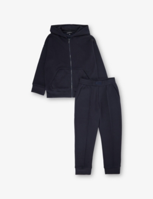 EMPORIO ARMANI: Branded Stretch-Jersey Tracksuit 4-16 Years