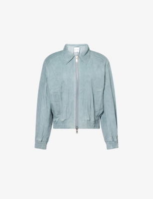 SAMSOE SAMSOE: Sasaffy Elasticated-Trims Suede Jacket