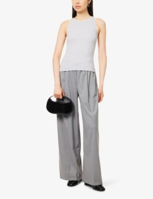 SAMSOE SAMSOE: Sajune Ribbed Stretch-Cotton Top