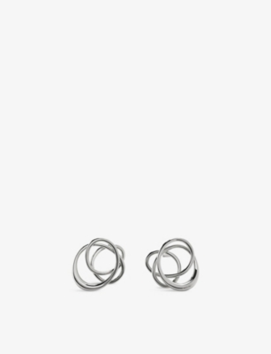 MONICA VINADER: Nura Wrap Sterling-Silver Stud Earrings