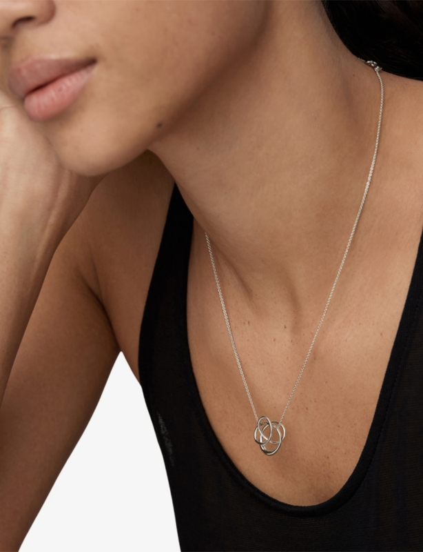 Nura Wrap Sterling-Silver Pendant Necklace