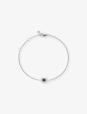 MONICA VINADER: September Birthstone Sapphire and Sterling-Silver Bracelet