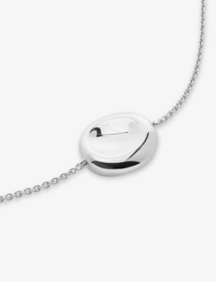 Monica Vinader Sterling Silver Aria Chain Bracelet In Metallic