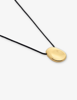MONICA VINADER: Aria Cord 18ct Yellow Gold Vermeil Necklace