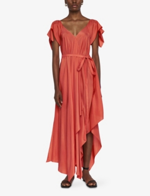 Joseph Plumet Habotai Silk Dress