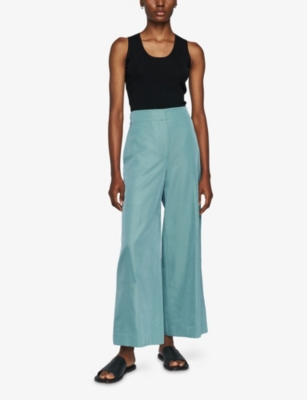 Joseph Alane Stretch-crepe Wide-leg Pants